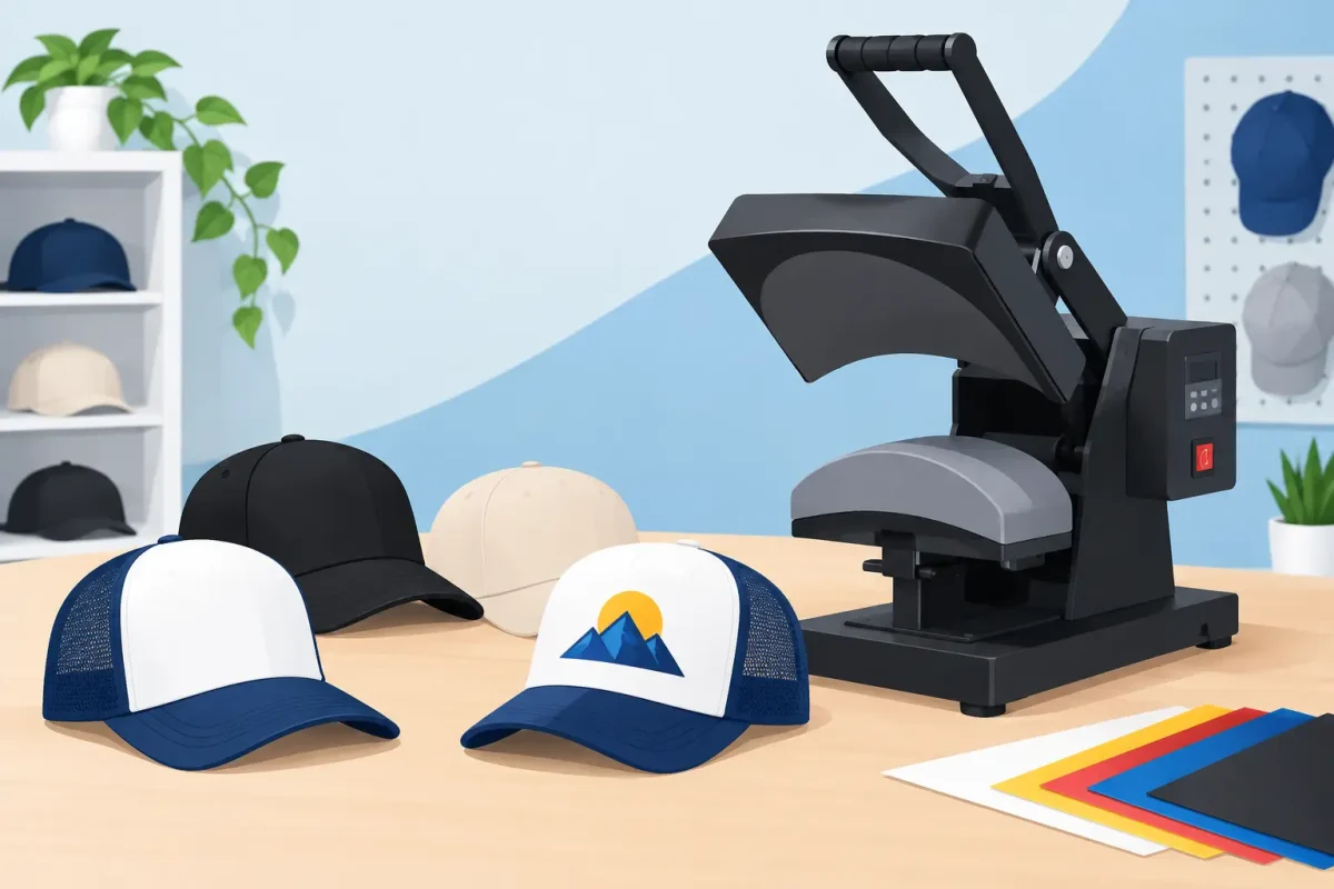 Cómo elegir termofijadora para gorras personalizadas